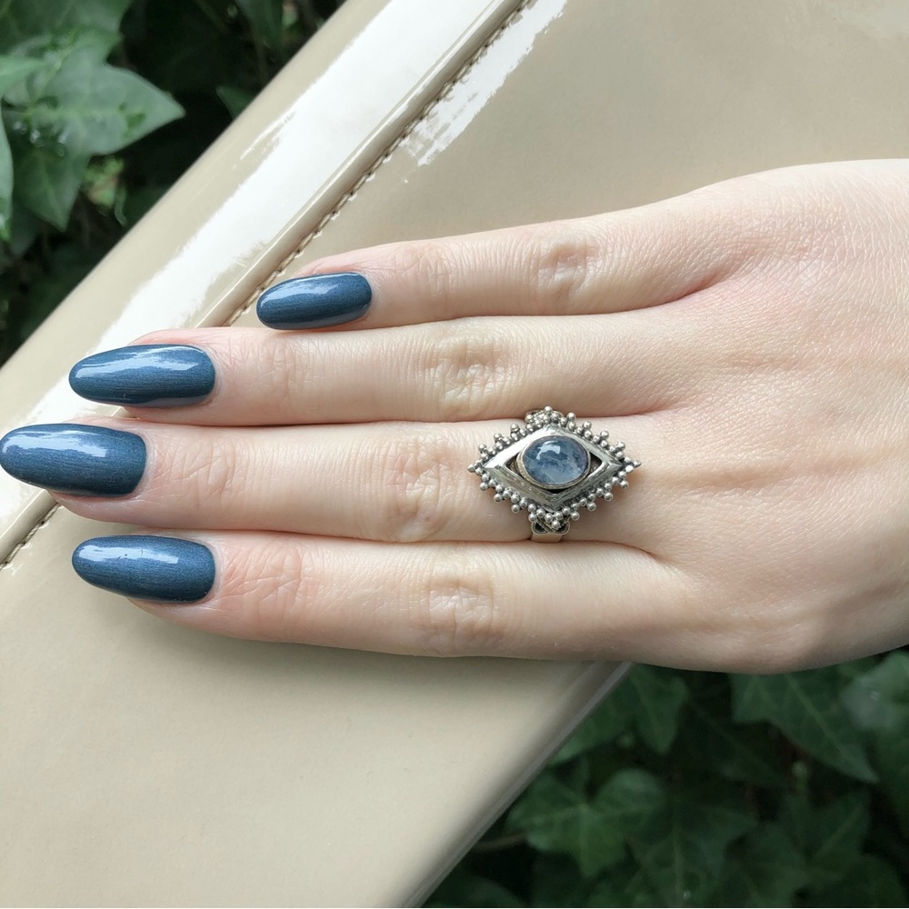 Sterling Silver & Kyanite Ring